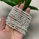 3 6 10 13mm Freshwater Pearl Round Beads Spacer Loose Beads DIY Jewelry Making