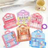 12 PCS Party Sweets Packaging Bags Snack Cookie Goody Bag With Handle