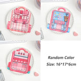 12 PCS Party Sweets Packaging Bags Snack Cookie Goody Bag With Handle
