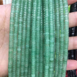3*6MM Green Aventurine Jade Disc Gemstone Small Beads for Bracelet Diy