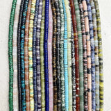 3*6MM Heishi Beads for Natural Stone Jewelry Making Smooth Flat Round