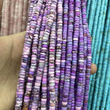 3*6MM Heishi Beads for Natural Stone Jewelry Making Smooth Flat Round