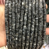 3*6MM Heishi Flat Round Gemstone Chip Disc Natural Stone Bead