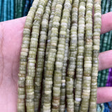 6MM Heishi Natural Stone Beads DIY Jewelry Making Healing Power Gemstone