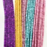 6MM Heishi Natural Stone Beads DIY Jewelry Making Healing Power Gemstone