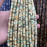 3x6mm Heishi Gemstone Spacer Beads for Jewelry Making
