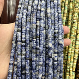 3x6mm Heishi Gemstone Spacer Beads for Jewelry Making