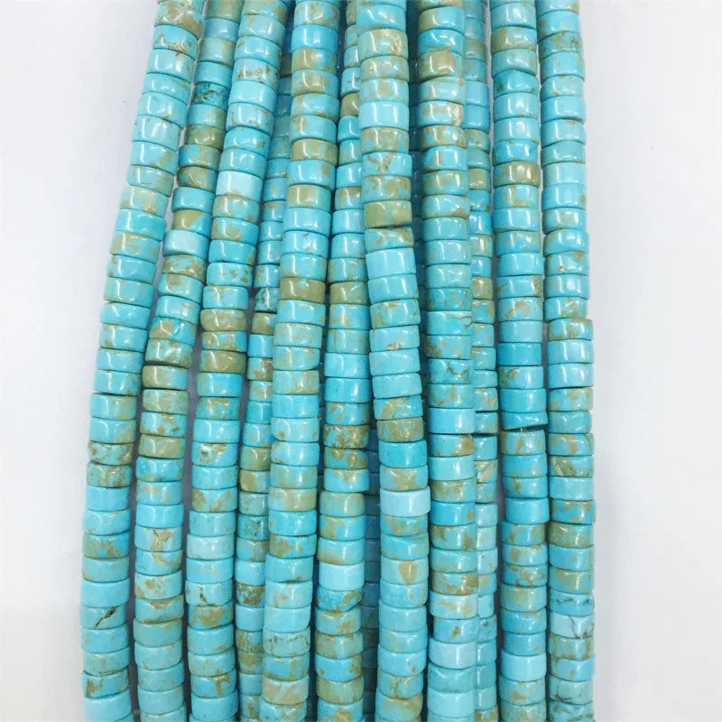 3*6mm Heishi Turquoise Gemstone Small Beads for DIY Jewelry