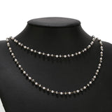 Stainless Steel Beaded Chain for DIY Jewelry Making