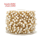 Stainless Steel Beaded Chain for DIY Jewelry Making