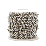 Stainless Steel Beaded Chain for DIY Jewelry Making