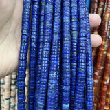8MM Heishi Peru Turquoise Lapis Jade Stone Beads Jewelry Making DIY