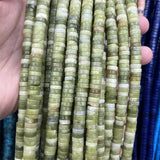8MM Heishi Peru Turquoise Lapis Jade Stone Beads Jewelry Making DIY