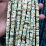 8MM Heishi Peru Turquoise Lapis Jade Stone Beads Jewelry Making DIY