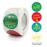 1.5in Christmas Happy Year Stickers for Gift Packaging