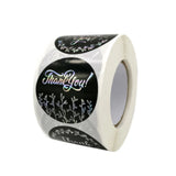 3.8cm Laser Thank You Roll Stickers for Gift Party Decorations