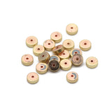 Matte Natural Hematite Stone Flat Round Spacer Loose Beads 3-8mm
