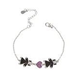 Boy Girl Bracelet Silver Adjustable Size Chain Bangles For Child Birthday