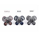Crystal Vintage Wedding Hair Clip Butterfly Hair Claws Hair Jewelry