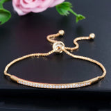 Adjustable Cubic Zirconia Crystal Bracelets for Women