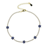 Flowe High Leaves Pendant Anklet Ankle Chain Foot Bracelet Beach Foot Jewelry