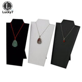 Folding Necklace Display Plate Pendant Rack Jewelry Stand Holder