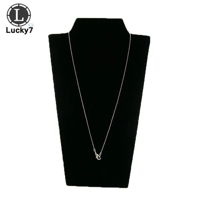 Folding Necklace Display Plate Pendant Rack Jewelry Stand Holder