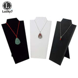 Folding Necklace Display Plate Pendant Rack Jewelry Stand Holder