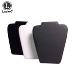 3 Folding Necklace Display Plate Pendant Rack Leather Jewelry Display Stand
