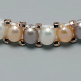 Baroque Pearls Bracelets Set of 3 Natural Freshwater 925 Sterling Silver