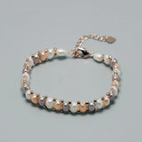 Baroque Pearls Bracelets Set of 3 Natural Freshwater 925 Sterling Silver