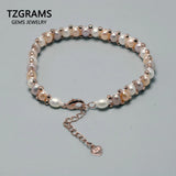 Baroque Pearls Bracelets Set of 3 Natural Freshwater 925 Sterling Silver
