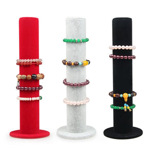 Velvet Jewelry Rack Bracelet Watch Organizer Holder
