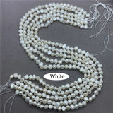 3 Colors Freshwater Pearl Cross Hole DIY Jewelry