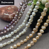 3 Colors Freshwater Pearl Cross Hole DIY Jewelry
