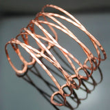 Greek Roman Cross Cage Bangle Bracelets Armlet Bridal Jewelry