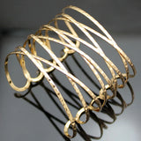 Greek Roman Cross Cage Bangle Bracelets Armlet Bridal Jewelry