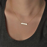 3 Colors Stainless Steel Personalized Name Choker Necklace