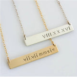 3 Colors Stainless Steel Personalized Name Choker Necklace