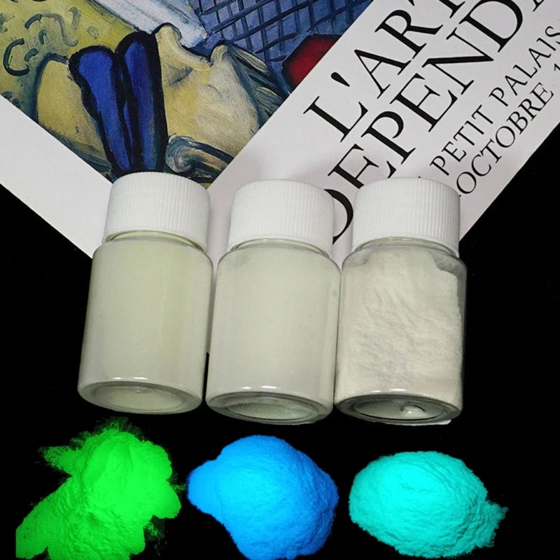 3 Colors Luminous Epoxy Resin Pigment Glow in The Dark Colorant