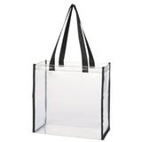 3 Colors Transparent PVC Handbag with Hand Loop Clear Tote Bags