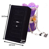 Velvet Jewelry Ring Display Box Tray Holder Storage Box