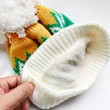 3 Colors Winter Snap Knitted Hat for 18mm GingerSnaps Jewelry