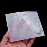 3-D Feather Shape Epoxy Resin Silicone Mould DIY Art Pendant Brooch Jewelry Tool