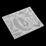 3-D Feather Shape Epoxy Resin UV Glue Silicone Mold DIY Art Pendant Jewelry