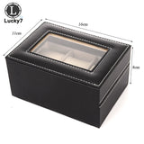 3 Grids Watch Organizer Display Box with Soft Leather Pillows