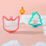 3 IN 1 Cartoon DIY KeyChain Resin Mold Hanging Decoration Pendant Epoxy Silicone