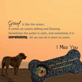 Dog Memorial Stone Resin Mold with Photo Frame