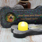 Dog Memorial Stone Resin Mold with Photo Frame