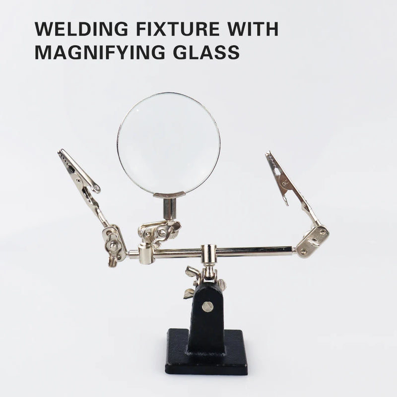 3-In-1 Welding Magnifying Glass Stand Repair Tool